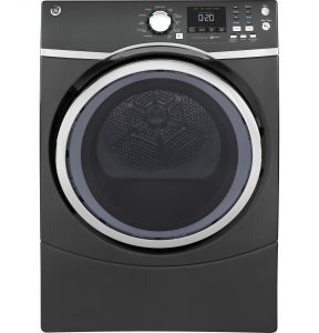 GE® 7.5 cu. ft. capacity Front Load electric dryer with steam (GFD45ESPKDG) Image