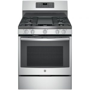 GE® 30in Free-Standing Gas Convection Range (JGB700SEJSS) Image